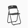 Silla Plegable de Plástico, Taburete Doméstico, Silla Moderna de Moda para Fotos, Silla de Oficina para Dormitorio, Silla para Conferencias y Capacitación, Silla con Respaldo