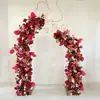 Arco de Ferro Forjado Pós-Casamento Suporte de Flores Chifre de Touro Porta Chifre de Carneiro Decoração de Casamento ao Ar Livre Arco Porta de Casamento