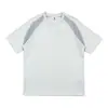 Camiseta Deportiva de Running y Fitness Estilo Americano con Bloques de Color Secado Rápido Camiseta de Entrenamiento para Tiro al Baloncesto Manga Corta Camiseta Deportiva Camiseta de Tenis Personalizada para Hombre