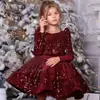 Aliexpress Vestido de Princesa Infantil para Meninas Modelo Brilhante Passarela Aniversário Vestido de Noite Florista Pequeno Apresentação Fantasia