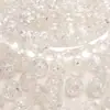Cuentas Redondas de Vidrio de 10 mm, Cuentas de Vidrio Agrietado, Accesorios Hechos a Mano para Pulseras DIY, Kit de Materiales para Pulseras y Collares, Cuentas de Vidrio