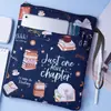 Bolsa para Libros Bolsa de Almacenamiento Portátil Cubierta Personalizada para Libros Cubierta Protectora Entusiastas de la Lectura de Libros Bolsa de Almacenamiento Impresa