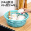Cesta lavadora de verduras para cocina, cuenco escurridor, juego de plástico, cuenco lavador de frutas, cesta de almacenamiento para fregadero, vajilla, cuenco lavador de verduras, cesta lavadora de arroz