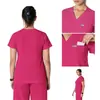 Uniformes de lavado de manos europeos y americanos de eBay, uniformes quirúrgicos dentales, hechos a medida con impresión por transferencia de calor y bordado, pedidos en lotes pequeños sin costo de patrón, uniformes de quirófano