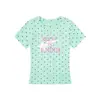 Camiseta de Manga Corta con Diseño de Lunares de Calle de Moda para Mujer, Única y Sexy, Corte Ajustado, Top Versátil