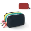 Bolsa de Maquillaje Dopamina Transfronteriza Feihong de Alto Valor Gran Capacidad con Bloques de Color Bolsa de Almacenamiento Portátil para Viajes al Aire Libre Neceser