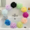 Esponja de Banho Colorida Atacado Tamanho Pequeno Flor de Banho Espuma Rica Flor de Banho para Crianças Esfoliante de Costas Bola Flor Toalha de Banho Esfoliante de Costas para Banheiro