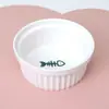 Tigela Dupla Cerâmica para Gatos, Tigela de Água com Proteção de Pescoço, Boca Inclinada Elevada, Tigela de Comida para Gatos, Tigela de Água, Tigela para Pets, Acessórios para Pets