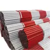 El fabricante de tubería para andamios de pintura roja y blanca tiene en stock tuberías para andamios de 48*2.75 para paredes exteriores de sitios de construcción, tuberías para andamios Q235B