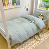 Set de Tres Piezas para Dormitorio Estudiantil Modelo Nuevo 2026, Algodón Lavado Amigable con la Piel, Suave y Cómodo, Especialmente Diseñado para el Inicio de la Temporada Escolar