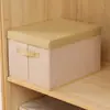 Caixa de Armazenamento com Tampa Transparente Roupas Colchas Doméstico Tecido Organização Armazenamento Pano Oxford Cem Cestas Caixa de Armazenamento de Roupas