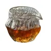 Taza Gruesa de Nogal Taza con Bordado Dorado Tamaño Grande Taza para Servir Té Taza Suavizante Patrón Martillado Mar de Té Ceremonia del Té Juego de Té