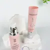 Suministro Directo de Fábrica D35 Tubo Rosa Bb Cream Empaque Tubo Cosmético Cabezal de Bomba Personalizado Presionar Pe Tubo en Blanco