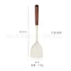 Suministro Directo de Fábrica Sartén Antiadherente Juego Especial de Cuchara y Espátula Mango de Madera Espátula de Silicona Utensilios de Cocina para el Hogar Espátula Cuchara Resistente a Altas Temperaturas