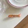 Grampo de Cabelo de Peixe de Acetato Fofo Presilha Bico de Pato Grampo para Franja de Menina Doce Grampo Lateral Grampo para Testa Acessório de Cabelo Versátil Elegante
