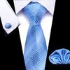 Cross-border Hot Sale Homens Negócios Gravata Conjunto Moda Casamento Gravata Bolso Toalha Conjunto Spot Tie