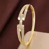 Ventas Directas de Fábrica, Pulsera Brillante de Cielo Estrellado de Lujo de Gama Alta con Circonita Microincrustada, Exquisita y Versátil, Diseño Lineal, Exclusivamente para Suministro Transfronterizo