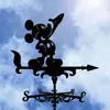 Explosiones Transfronterizas de Amazon Artesanías de Metal Pintura en Aerosol Decoración de Techos Veletas Adornos Arte de Hierro para Exteriores de Patio
