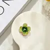 Broche de Nuevo Estilo Transfronterizo, Ramillete Colorido para Mujer, Alfiler Exquisito, Estilo Retro Europeo y Americano, Accesorio para Traje, Joyería Anti-Exposición