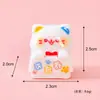 Nova Miniatura de Gatinho DIY Criativa Artesanal Bolsa de Gatinho de Papelão Pingente de Chaveiro Material Pingente de Resina Ornamento