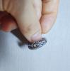 Anillo para Mujer Diseño de Nicho Flores Rayadas Chapado en Oro de 18K No se Desvanece Ins Anillo de Gama Alta para Mujer Acero de Titanio No se Desvanece