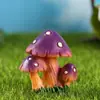 Em estoque Série Cogumelos Musgo Micro Paisagem Suculentas em Vasos Decoração Combinada Ornamentos de Paisagismo Artesanato em Resina