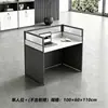 Escritorio Comercial de Oficina de 1m Escritorio Simple Moderno Estación de Trabajo para Personal Escritorio Doble para Cuatro Personas con Juego de Sillas