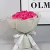 Ramo de Rosas Tanabata Flores Artificiales Hechas a Mano Flores de Jabón para el Cumpleaños de la Novia Regalo del Día de San Valentín
