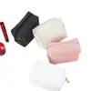 Bolsa de Maquillaje Popular Casual para Mujer 2025 de PU Cuadrada Portátil de Mano para Viaje Almacenamiento de Artículos de Tocador en Casa Bolsa de Maquillaje