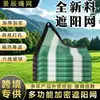Malla Sombreadora Transfronteriza, Malla de Sombra Encriptada para Exteriores, Malla de Aislamiento para Exteriores, Malla Perforada con Borde Sellado para Protección Solar, Malla Sombreadora Rayada Azul y Blanca