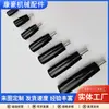 Manípulo rotativo de baquelite preto M5-M12 haste perfuradora acessórios para máquinas-ferramenta industrial longo ondulado manípulo rotativo de baquelite