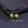 Plata de Ley S925 Chapada en Oro Esmalte Dios de la Riqueza Bola Hueca Separador Cuentas Accesorios Estilo Chino DIY Cinco Caminos Dios de la Riqueza Componentes de Cuentas Sueltas
