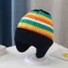 Sombreros Cálidos de Otoño e Invierno para Niños, Sombreros para Bebés y Niños Pequeños, Lindos Sombreros con Protección para las Orejas de Oso, Sombreros Gruesos Cálidos a Prueba de Viento, Dibujos Animados