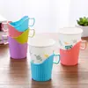 Portavasos de Papel Desechable Antiescaldante para Uso Doméstico, Taza para Bebidas Calientes, Cubierta de Plástico Aislada Engrosada, Portavasos Antiescaldante para Agua Hirviendo y Té Caliente