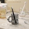 Copo Escova Casal Transparente Luxo Leve Copo de Vidro Doméstico para Enxágue Bucal Copo de Escova de Dentes de Alto Valor Armazenamento de Itens de Higiene Bucal Copo de Lavar