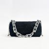 Bolsa Pequena Primavera e Verão Bolsa Feminina 2024 Nova Moda Personalizada Cor Diamante Bolsa de Travesseiro Corrente Bolsa de Ombro Personalizado Crossbody Bag