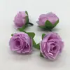 Flor de Rosa Artificial Cabeza de Flor de Seda Brote Pequeño de Rosa Flor de Té Pequeña Brote de Flor de Té Cabeza de Flor Accesorios para Manualidades DIY