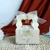 2025 Nova Caixa de Doces de Casamento Chinoiserie Bolsa Grande Capacidade Estilo Ins Caixa de Presente para Acompanhantes de Casamento Caixa de Embalagem para Doces de Casamento