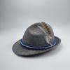 Sombrero Jazz Verde Oktoberfest Alemán al por Mayor Sombrero Jazz Elegante Gris Sombrero de Fiesta con Pluma Sombrero para Actuación