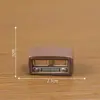 Micro-paisaje Retro Muebles Vintage de los 80 Casa de Muñecas Accesorios Decorativos DIY Mini Adornos de Escritorio