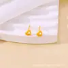 Aretes Huecos de Estrella de Biocerámica para Mujer, Diseño Simple y Dulce, Joyería Integrada para Oreja de Cerámica