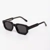 Nuevas gafas de sol cuadradas de propionato, estilo minimalista retro europeo y americano, nuevas gafas de sol de moda de alta gama anti-UV