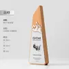 Trofeo Creativo de Madera Maciza y Cristal Hecho a Medida Premio de Alta Gama para Empleados Campeones, Competición, Reunión Anual y Premios de Honor