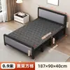Cama dobrável individual cama de ferro cama de cochilo tesouro cama de adulto escritório em casa quarto de aluguel cama simples cama de intervalo para o almoço cama dobrável