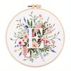 25 Novos Produtos Exportação Bordado DIY Pacote de Material Kit Semi-Acabado Feito à Mão Transfronteiriço Fabricante Amazon Florais Europeus e Americanos