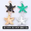 Serie Oceánica Colgante de Estrella de Mar con Lentejuelas DIY Accesorios Decorativos Lote Mixto Transfronterizo Venta al por Mayor Directa de Fábrica