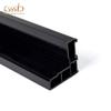 Ahorra Tiempo y Esfuerzo Fabricante Personaliza Rápidamente Perfil de Extrusión de Plástico Pvc Negro Brillante Piezas de Plástico