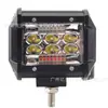 Luz de Trabajo LED Parpadeante Roja y Azul de Tres Ojos al por Mayor del Fabricante Luz para Vehículo Todoterreno Faro Modificado Faro de Motocicleta