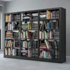 Estante, livraria, biblioteca escolar, estante de aço, expositor de informações de face única e dupla, porta-arquivos, estante para sala de leitura, prateleira de ferro