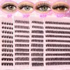 Pestañas de Racimo DIY Pestañas Individuales, Racimos de Pestañas de Volumen Natural Espeso, Fácil Autoaplicación Pestañas Segmentadas de Larga Duración para Maquillaje Diario Maquillaje de Escenario Suministros de Pestañas para Principiantes